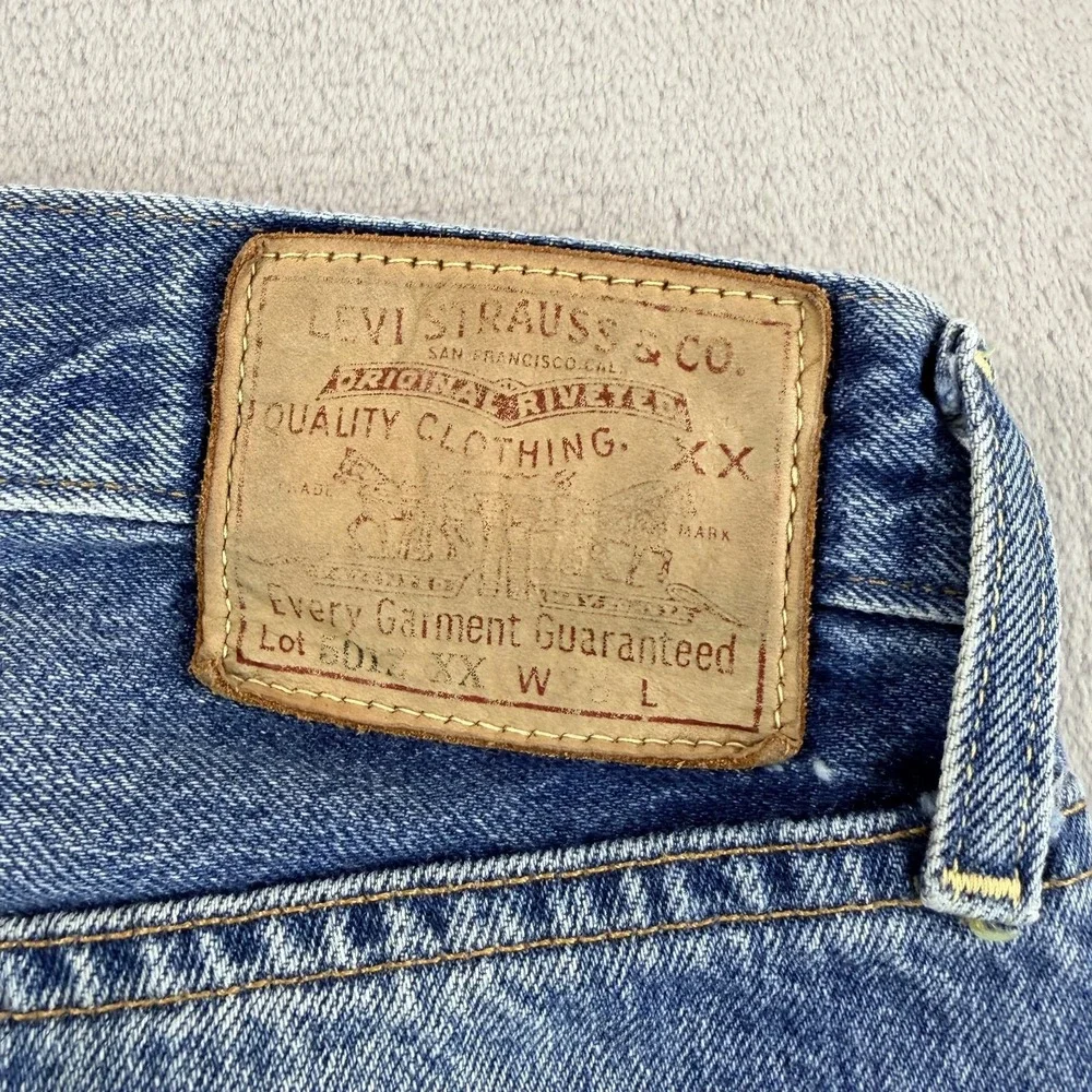 Levis 501Z XX Selvedge‎ Denim LVC 1954 Big E Jeans Blue Men 27x30 (Tag 28)